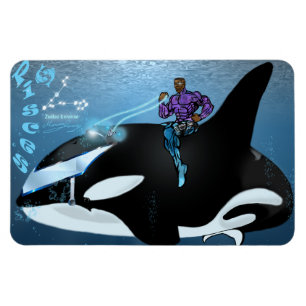 Zodiac Universe - Pisces Magnet