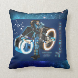 Zodiac Universe-Sagittarius Throw Pillow