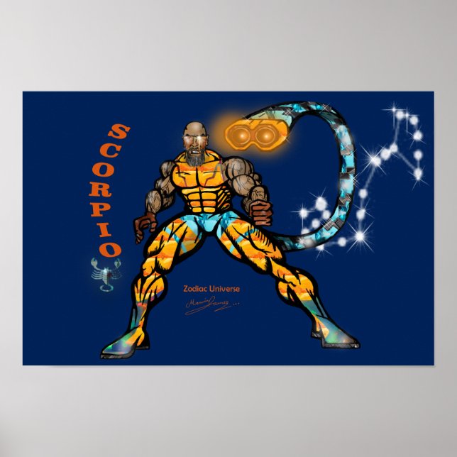 Zodiac Universe - Scorpio Poster (Front)