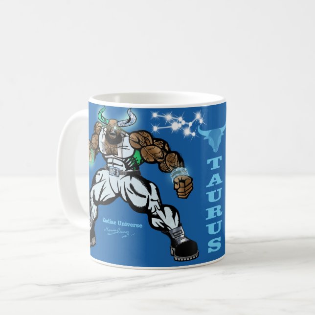 Zodiac Universe - Taurus Mug (Front Left)