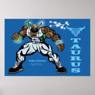 Zodiac Universe - Taurus Poster