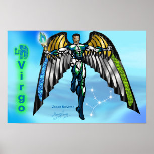 Zodiac Universe - Virgo Poster
