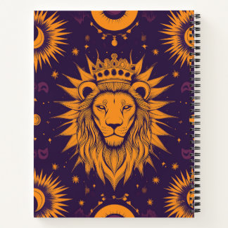 Zodiac Vibes Leo - Spiral Notebook