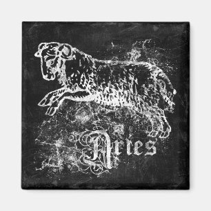 Zodiac Vintage Aries Magnet
