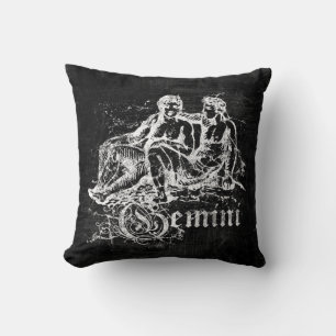Zodiac Vintage Gemini Cushion
