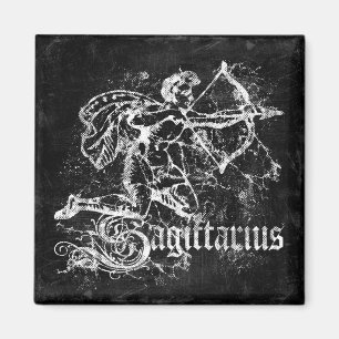 Zodiac Vintage Sagittarius Magnet