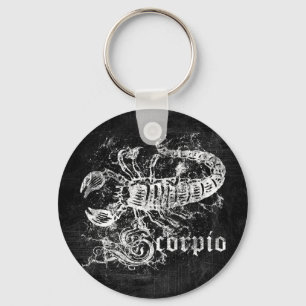 Zodiac Vintage Scorpio Key Ring