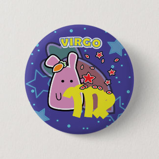 ZODIAC - VIRGO 6 CM ROUND BADGE