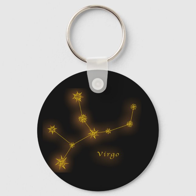 Zodiac - Virgo Key Ring (Front)