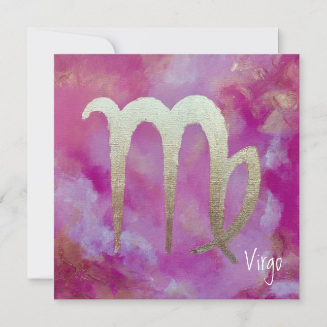 Zodiac: VIRGO note cards (Front)