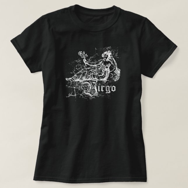Zodiac Virgo T-Shirt (Design Front)