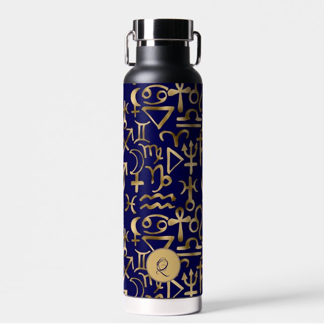 Zodiac Walk Thor Copper Infused Water Bottle (Front)