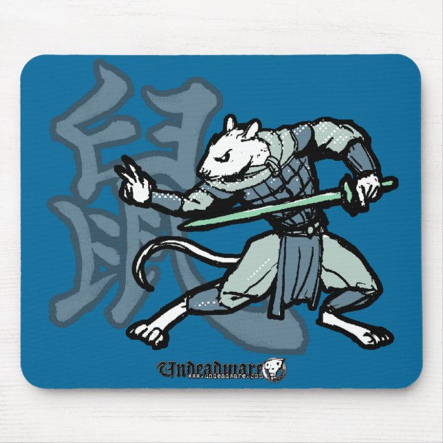 Zodiac Warriors: Year of the Rat Mouse Mat (Front)