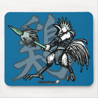 Zodiac Warriors: Year of the Rooster Mouse Mat