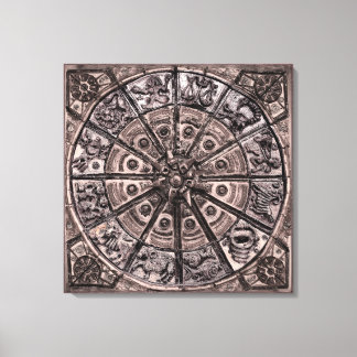 Zodiac Wheel Canvas Print