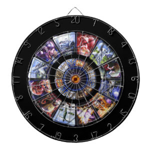 Zodiac Wheel Custom Game Dartboard