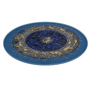 Zodiac Wheel Cutting Board
