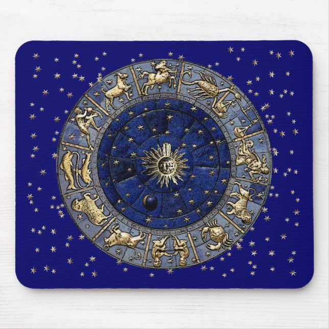 Zodiac Wheel Mouse Mat (Front)