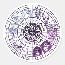 Zodiac Wheel Sticker