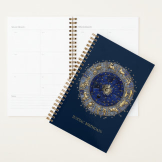 Zodiac Wheel (text customisable) Planner