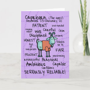 zodiac word cards