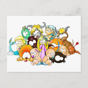 ZodiaK babes Postcard