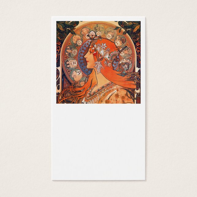 Zodiak Woman by Mucha (Front)