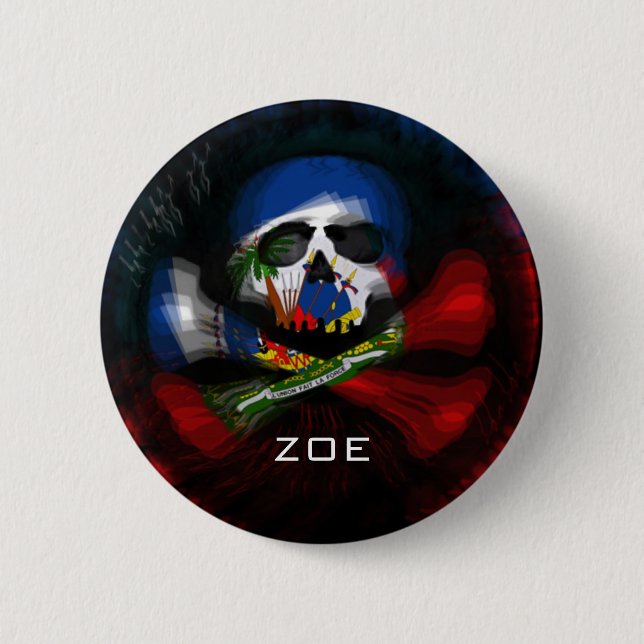 ZOE 6 CM ROUND BADGE (Front)