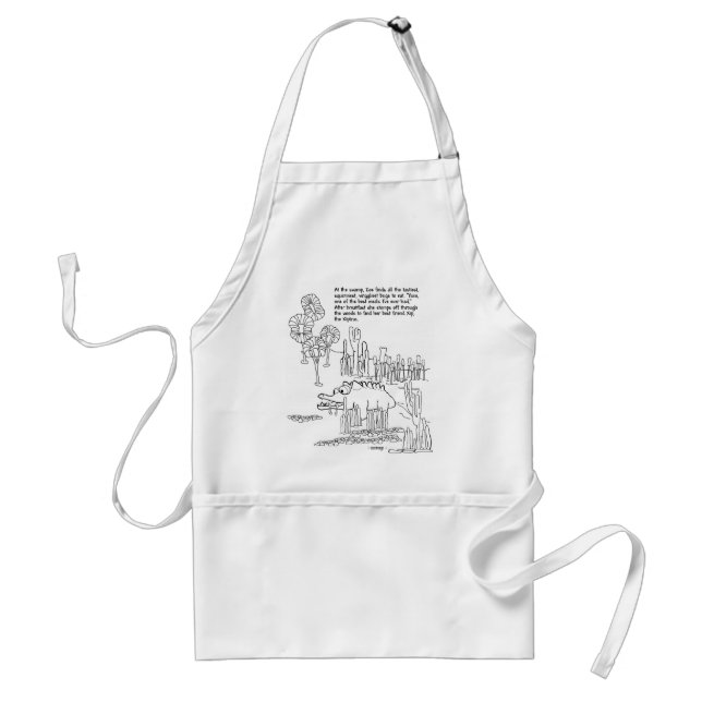Zoe Eats Breakfast Standard Apron (Front)