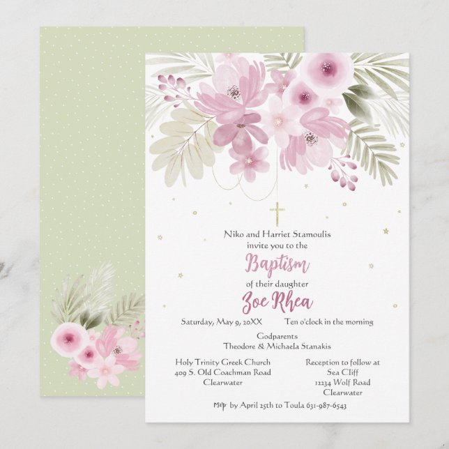 Zoe Invitation (Front/Back)