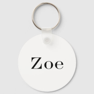 Zoe Name Key chain