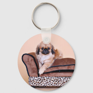 Zoe - Pekingese Key Ring