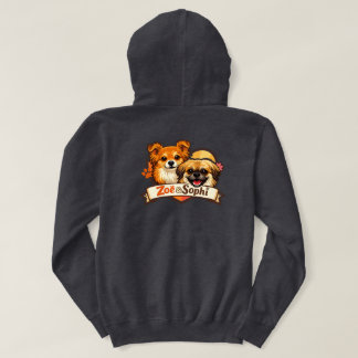 Zoë & Sophi Dog Logo T-Shirt Hoodie