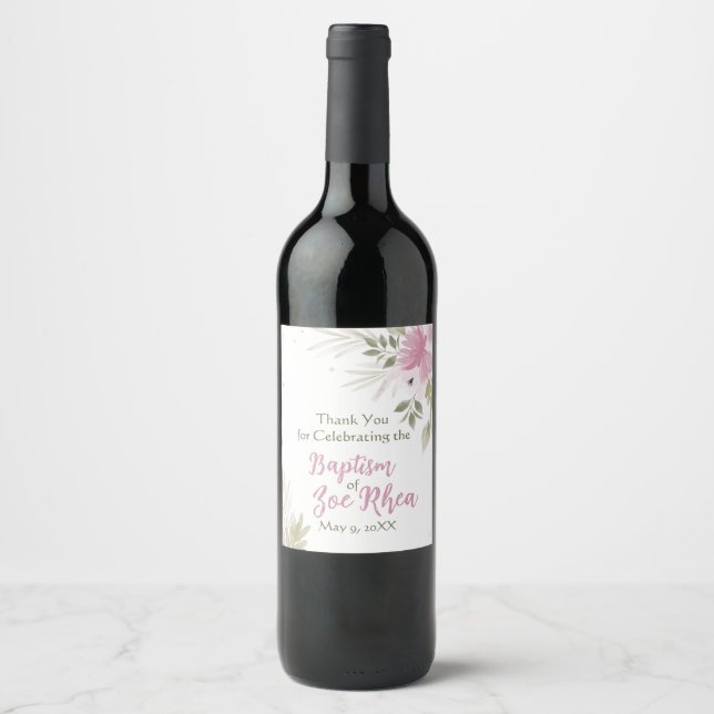 Zoe Wine Label (Front)