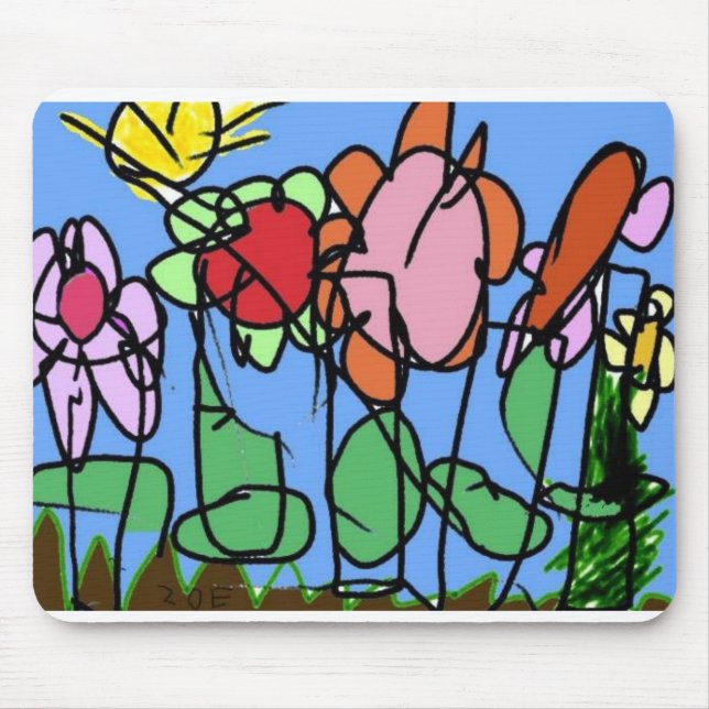 zoe's spring mouse mat (Front)