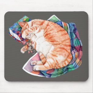 Zoe's Winter Nap Mouse Mat