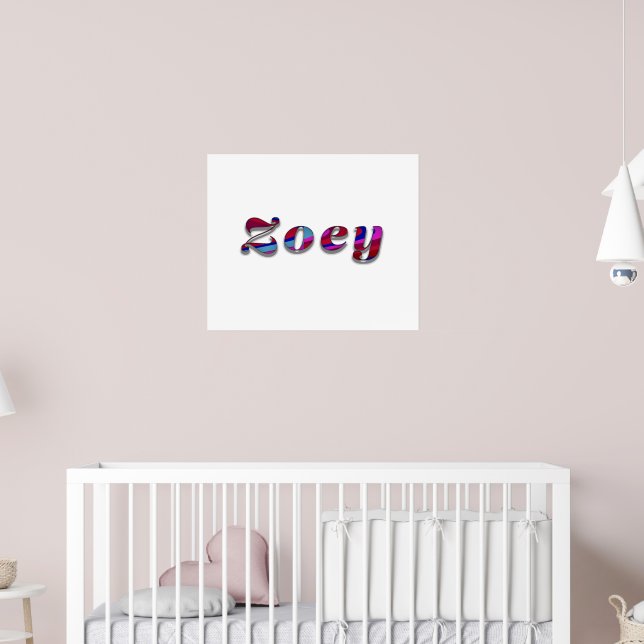 Zoey-Funky Wave  Design Poster (Nursery 2)
