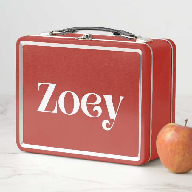 Zoey Metal Lunch Box (In Situ)