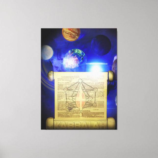 Zohar Kabbalah Canvas Print (Front)