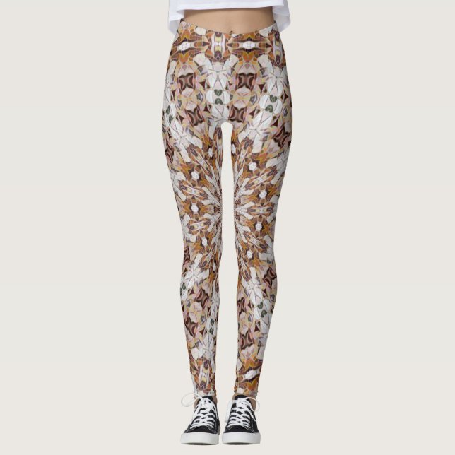 Zohra Sandstone Mandala Love Leggings (Front)