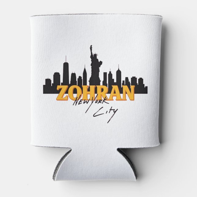 Zohran Mamdani for Mayor NYC Democratic Can Cooler (Front)