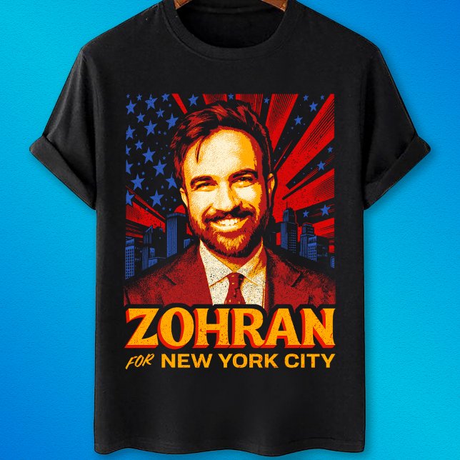 Zohran Mamdani for New York Mayor 2025 T-Shirt (Creator Uploaded)