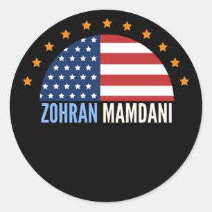 Zohran Mamdani for NYC– American Political Classic Round Sticker