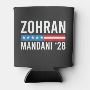 Zohran Mamdani NYC Mayor Candidate USA Flag Can Cooler