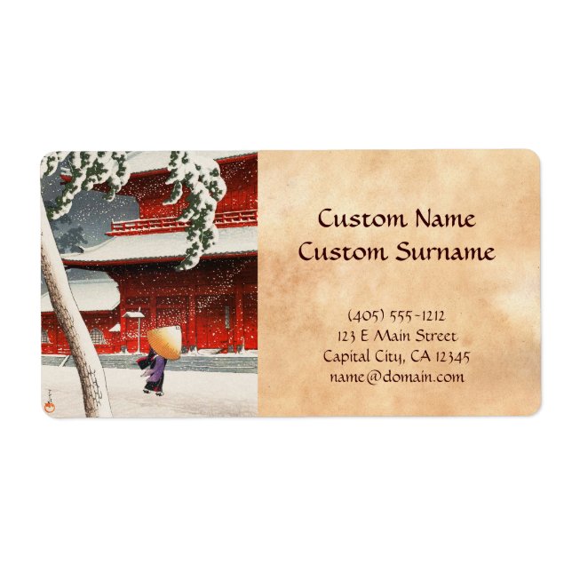 Zôjô-ji Temple in Shiba Twenty Views of Tokyo (Front)