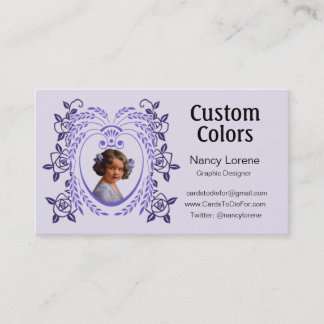 Zollie in Purple Business Card