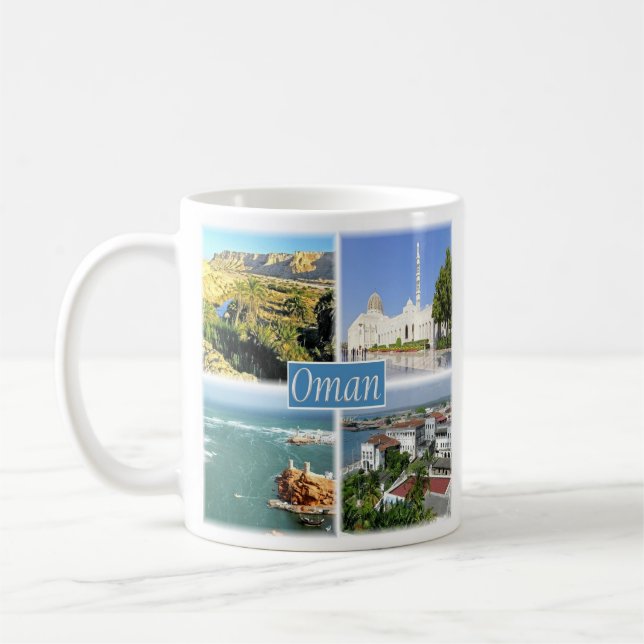 zOM005 OMAN collage, Asia, Coffee Mug (Left)