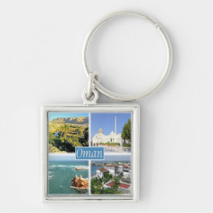 zOM005 OMAN collage, Asia, Key Ring