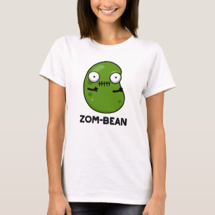Zom-bean Funny Halloween Zombie Bean Pun T-Shirt