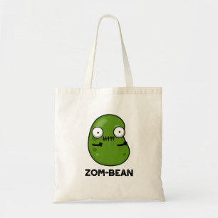 Zom-bean Funny Halloween Zombie Bean Pun  Tote Bag